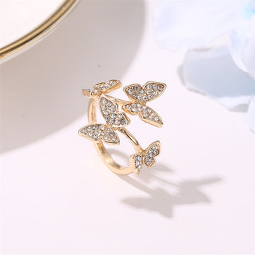R618 - Elegant Butterfly Ring